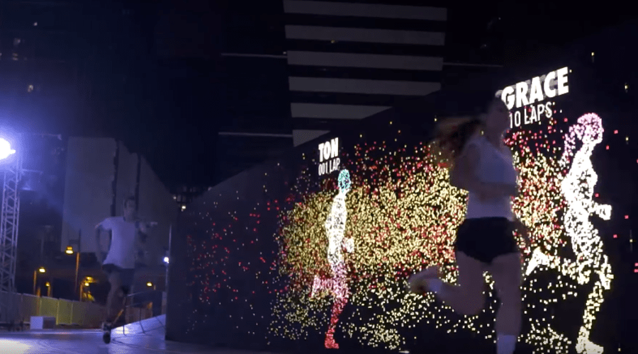 Nike LED Track Pits Runners Against Their Biggest Competitor