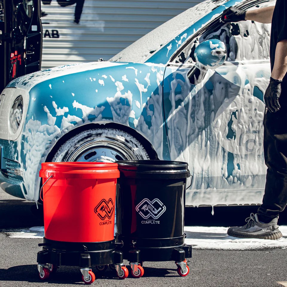 SGCB 12 Inch Removable Rolling Bucket Dolly for 4.4 Gal Bucket Car Was