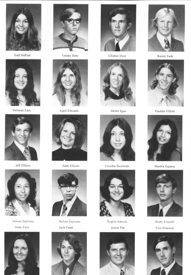 South Gate High School 1973 Senior Photos