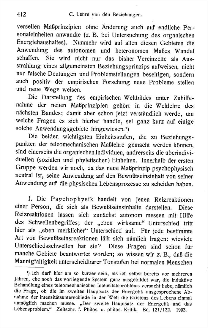 William Sterns psychologische Messtheorie (1906)