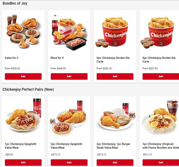 Jollibee Menu & Price List Singapore Updated 2023