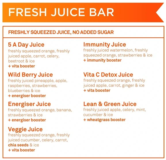 Boost Juice Bar Singapore Menu Prices Updated Apr 2024