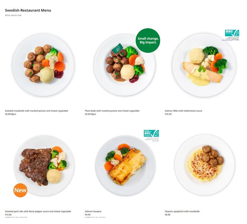 Ikea Singapore Menu Prices Updated 2023