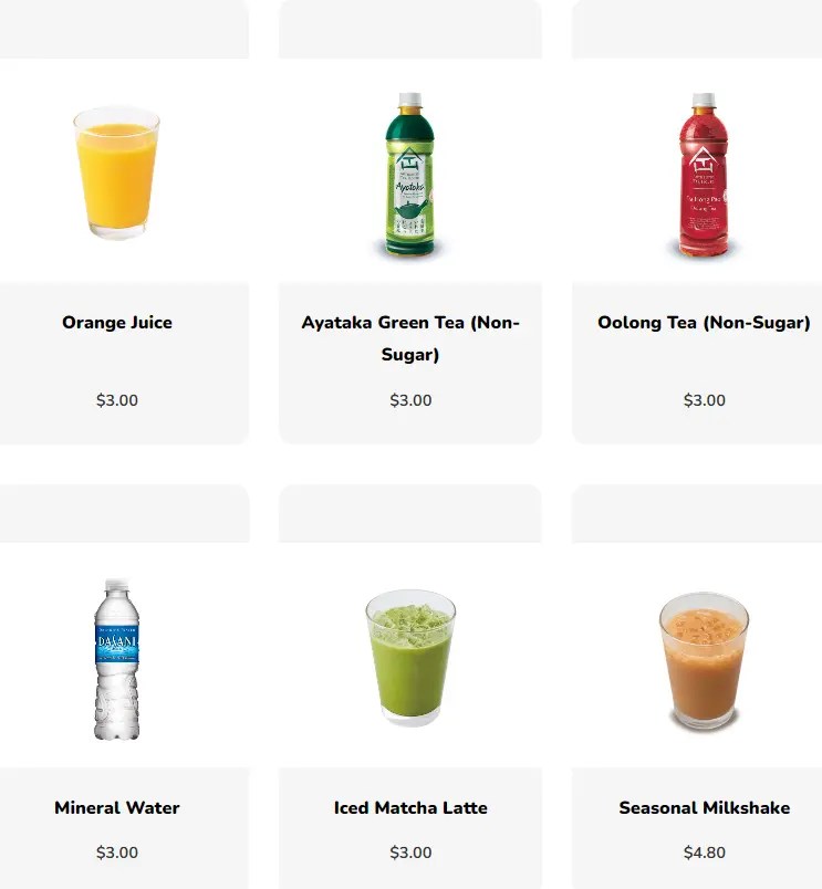 Mos Burger Singapore Menu Prices Updated 2024