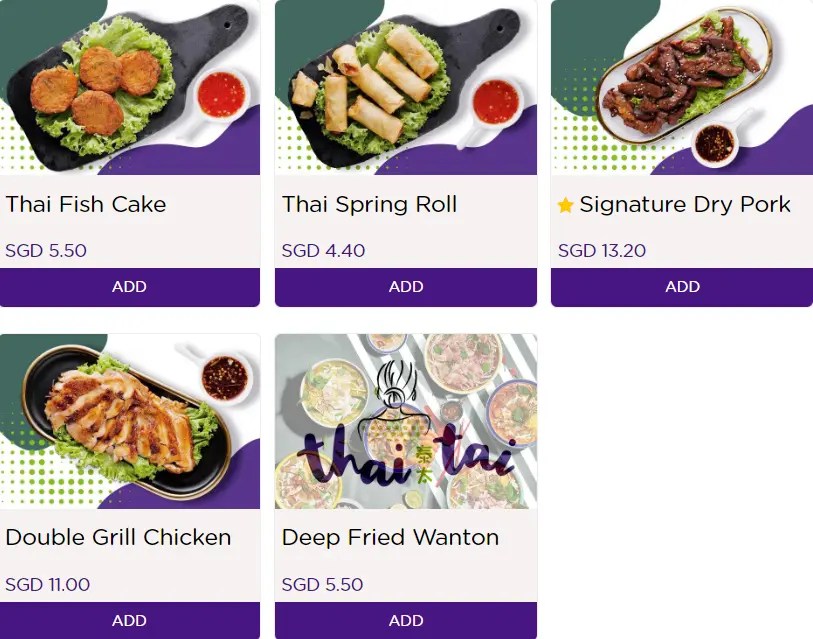 Thai Tai Singapore Menu Prices Updated Apr 2024