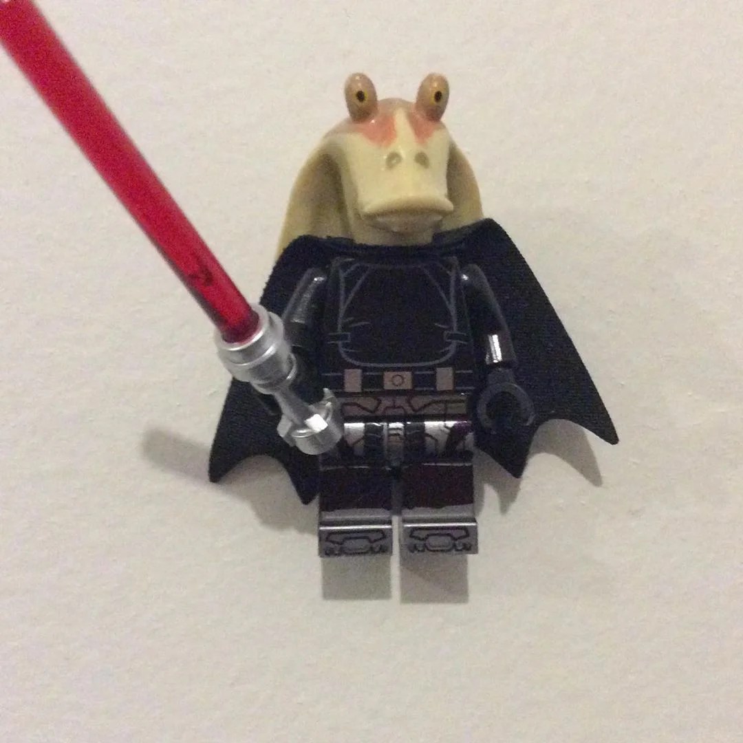 Darth Jar Jar LEGO minifigure I made. SG MiniFigures