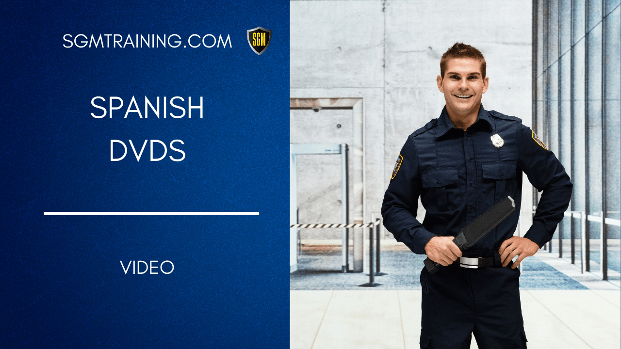 Spanish Voice Over DVDs Security Guard Management
