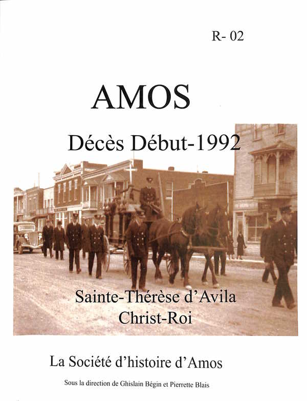 Amos Décès (début1992) (D) Société de généalogie SaintHubert