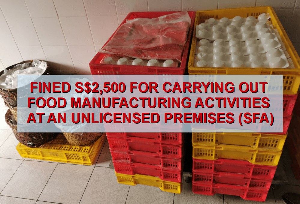 Company Fined 2,500 For Carrying Out Food Manufacturing Activities At An Unlicensed Premises