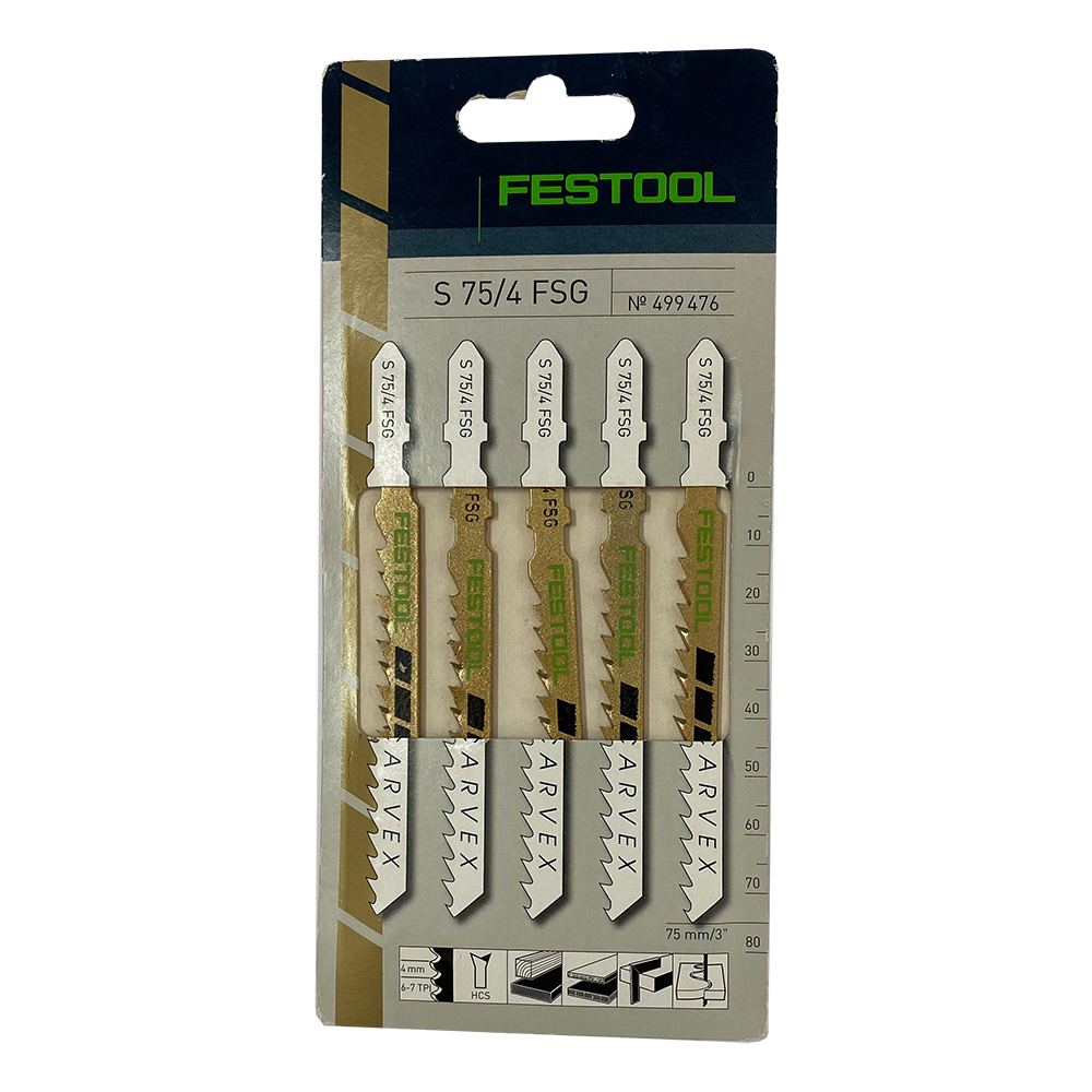 FESTOOL Jigsaw blade S 75/4 FSG 499476 Sulphur Grove Tool