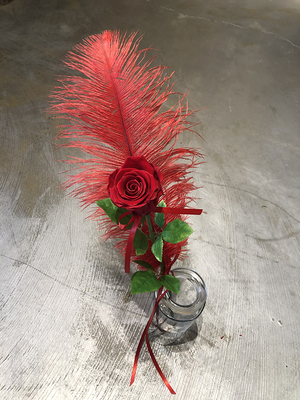 Rose "Plume" Fleuriste Signé Guillet