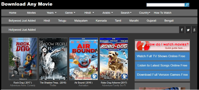 20 Best Sites To Download Latest Movies for FREE (in Full HD) [2017]