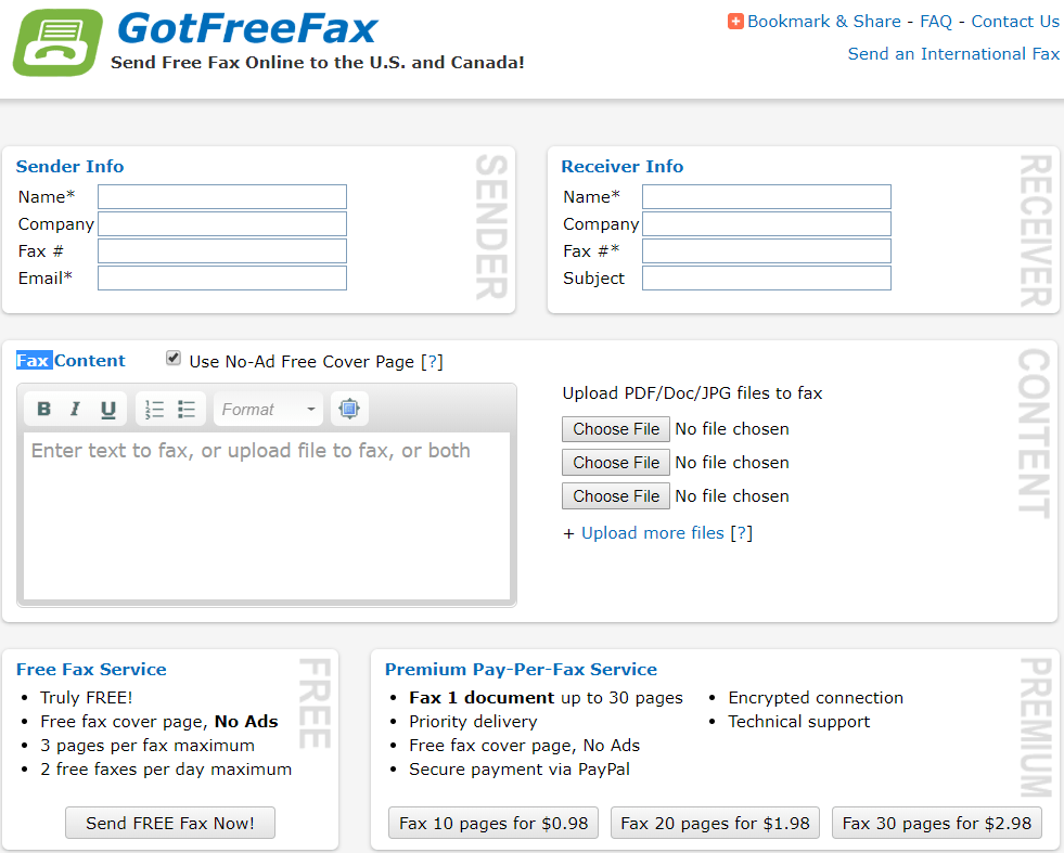 Top 10 Free Online FAX Services To Send or Receive Fax Through