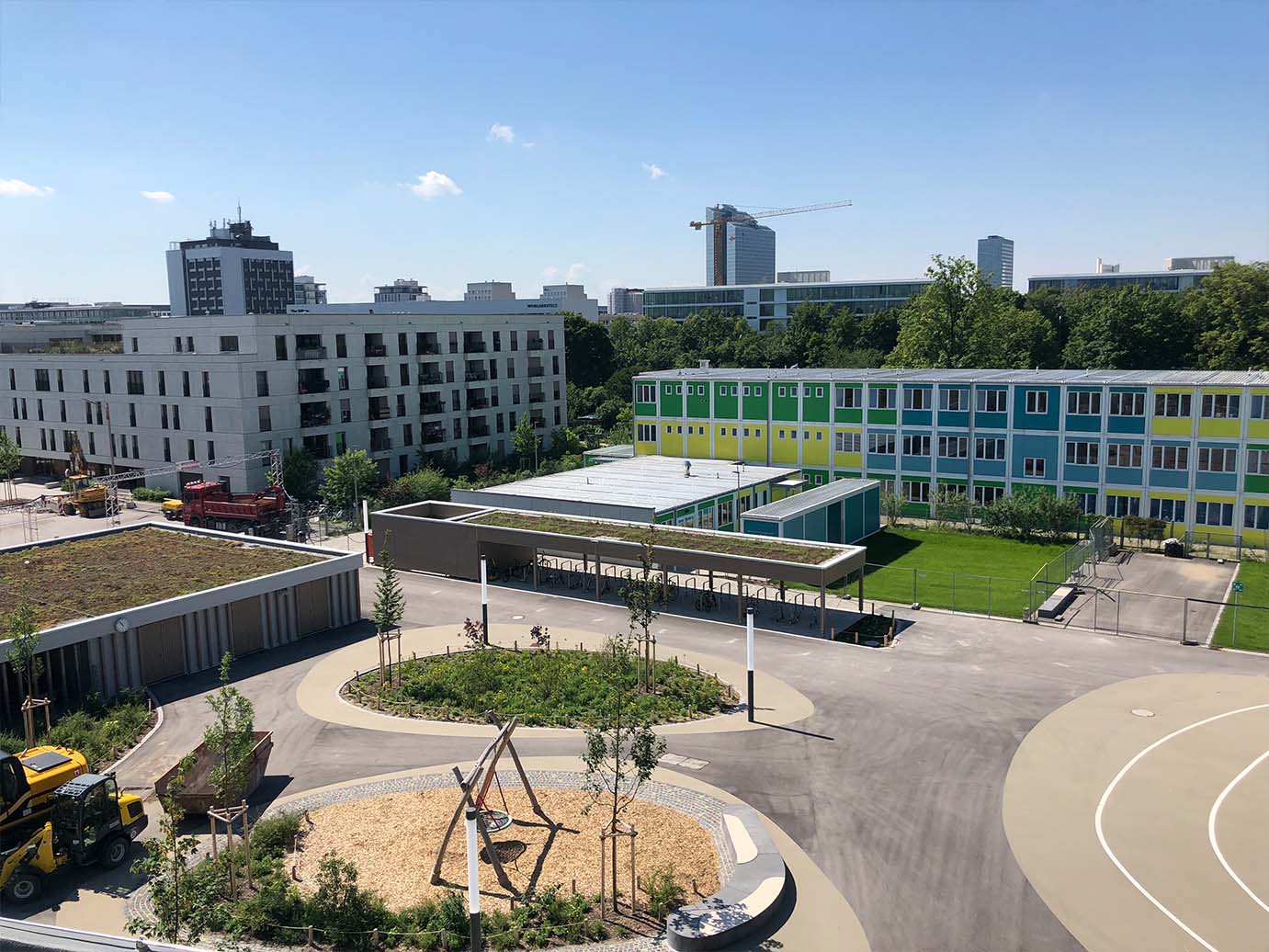 Grundschule am Bauhausplatz Landschaftsarchitektur Huber