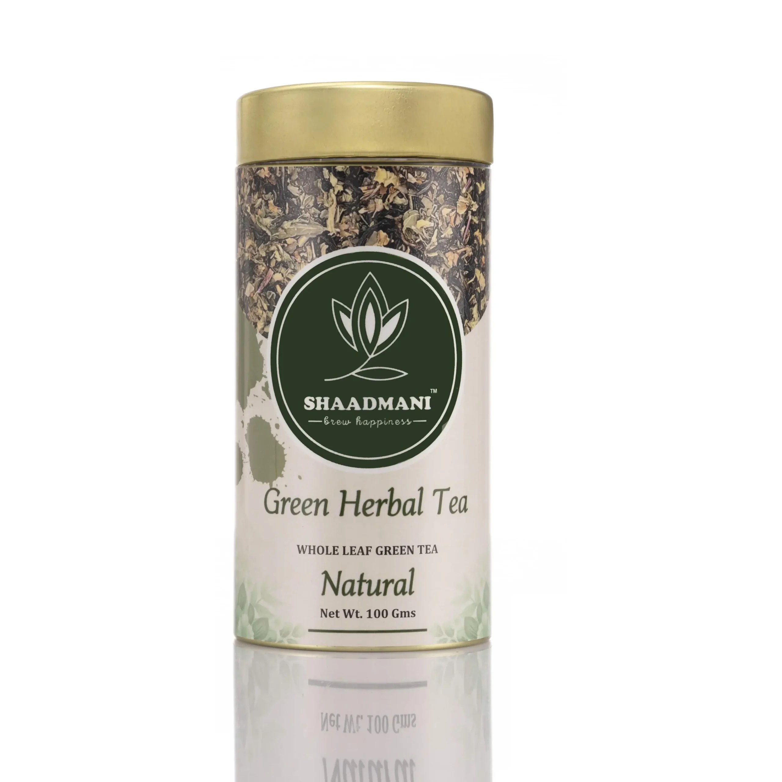 Antioxidant Green Herbal Tea Shaadmani