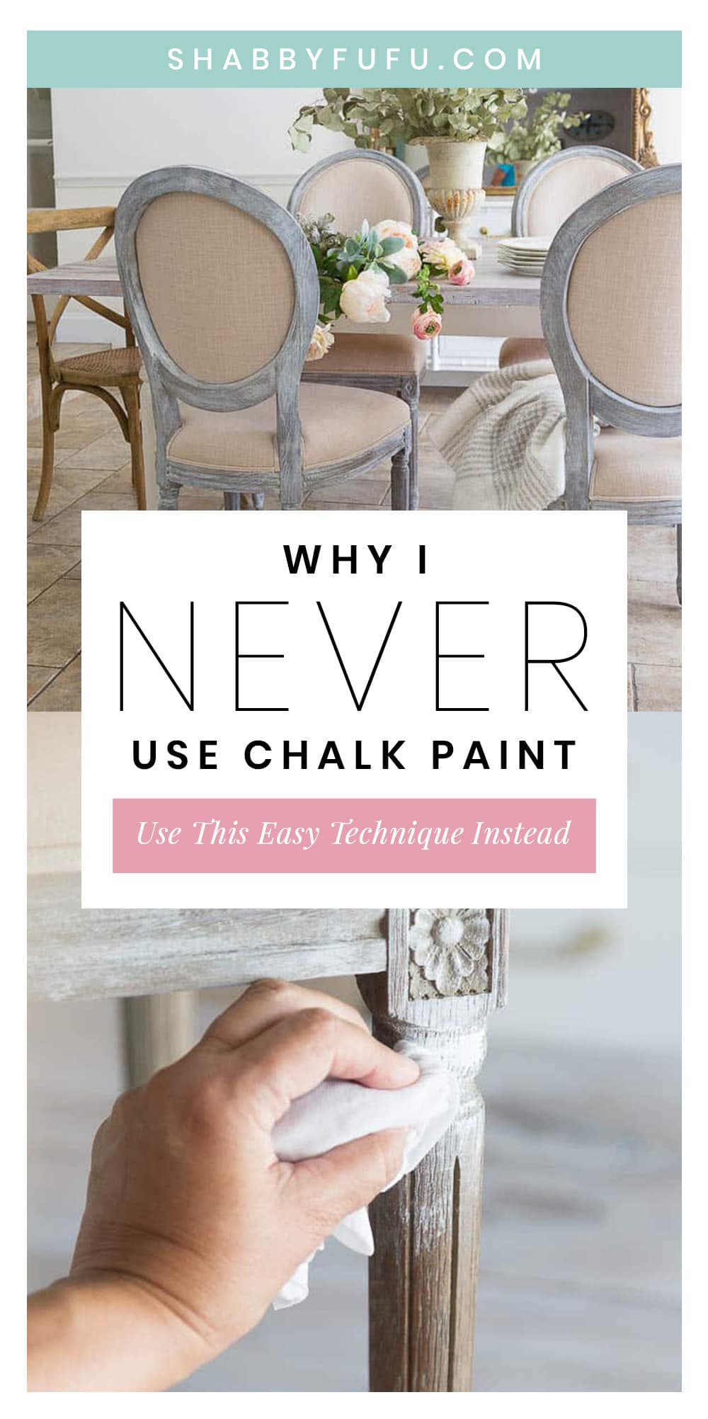 Secret To Giving Furniture A Chalk Finish