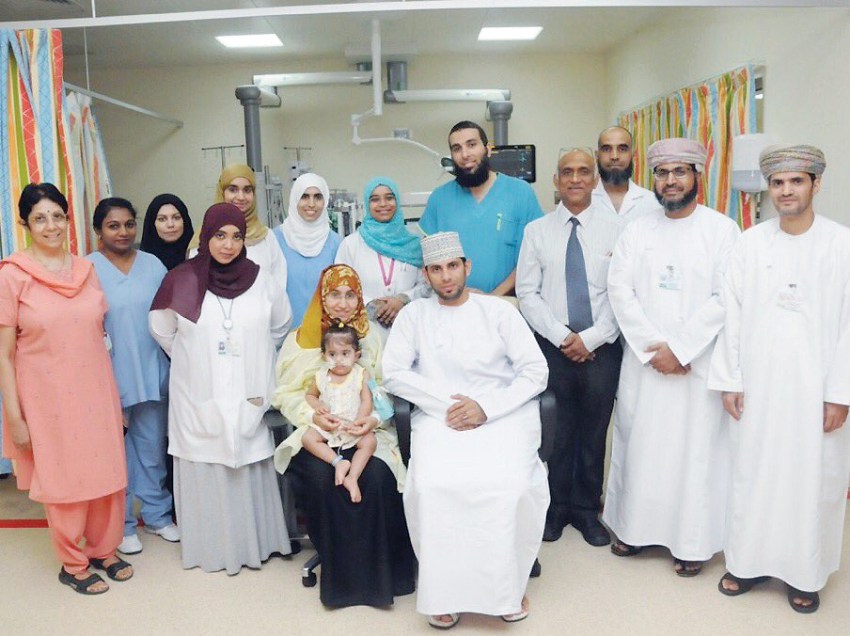 Oman health Royal Hospital medics save 15monthold Times of Oman