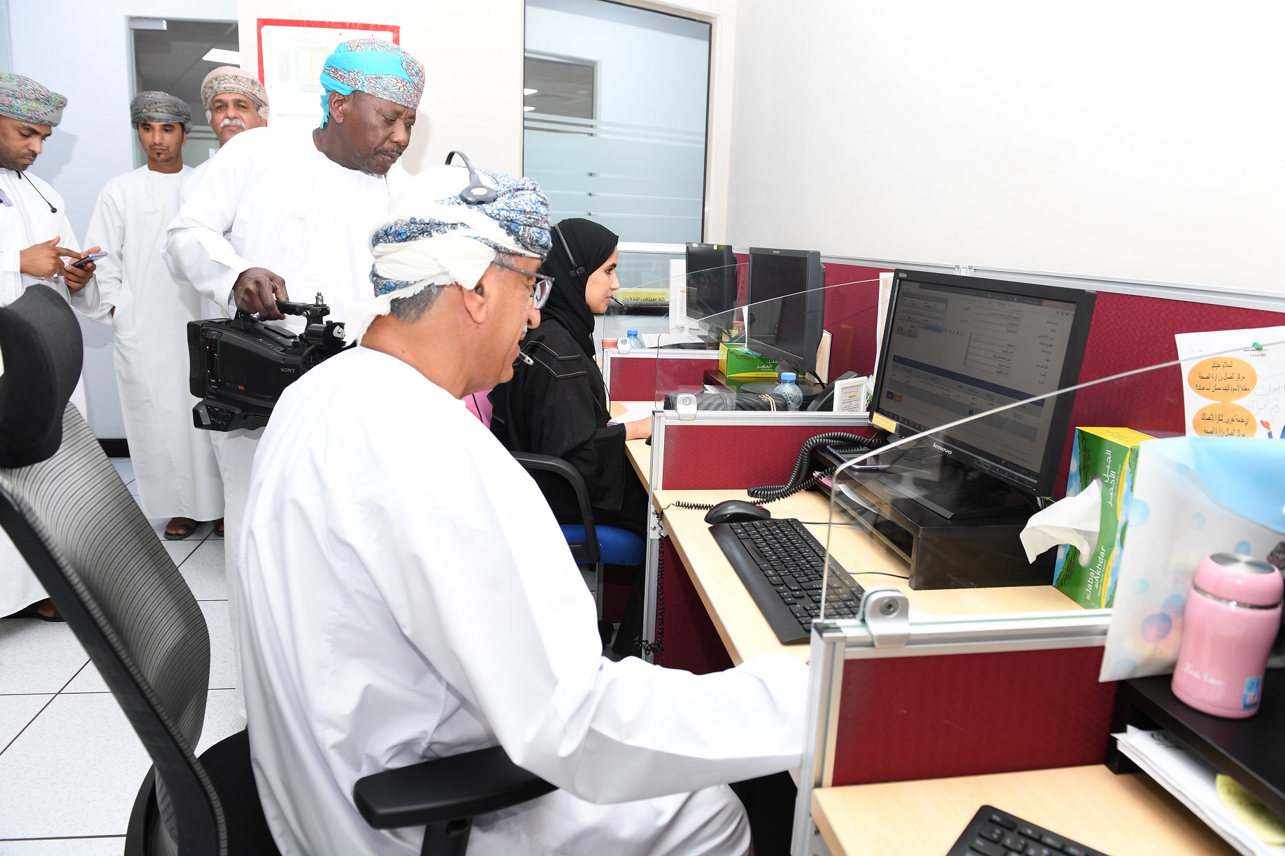 Coronavirus Health Minister visits call center in Oman Times of Oman