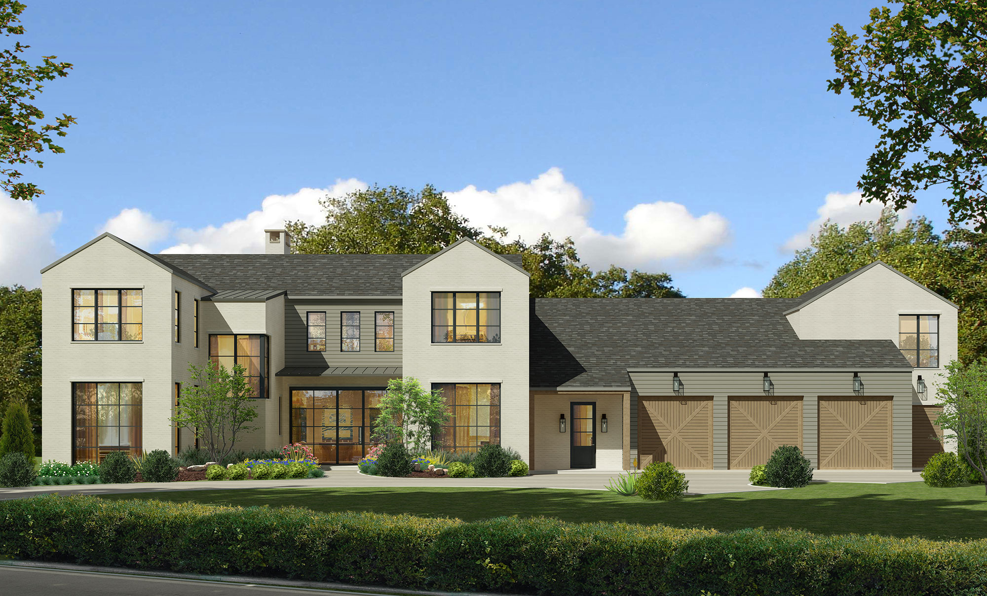 Shady Cove Transitional Custom Homes Shaddock Custom Dallas, TX