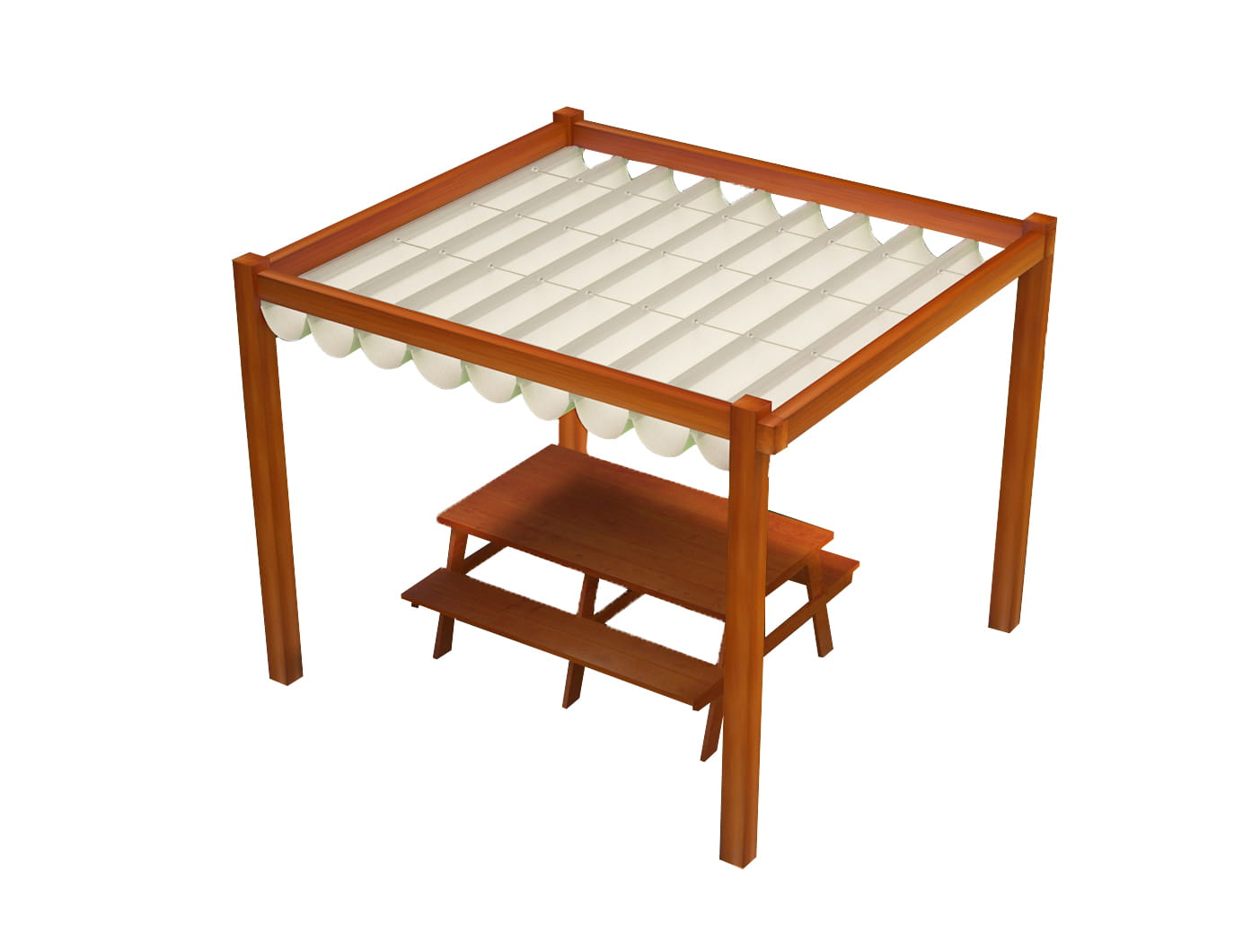 Outdoor roman shade waterproof 3x5 Shade4you