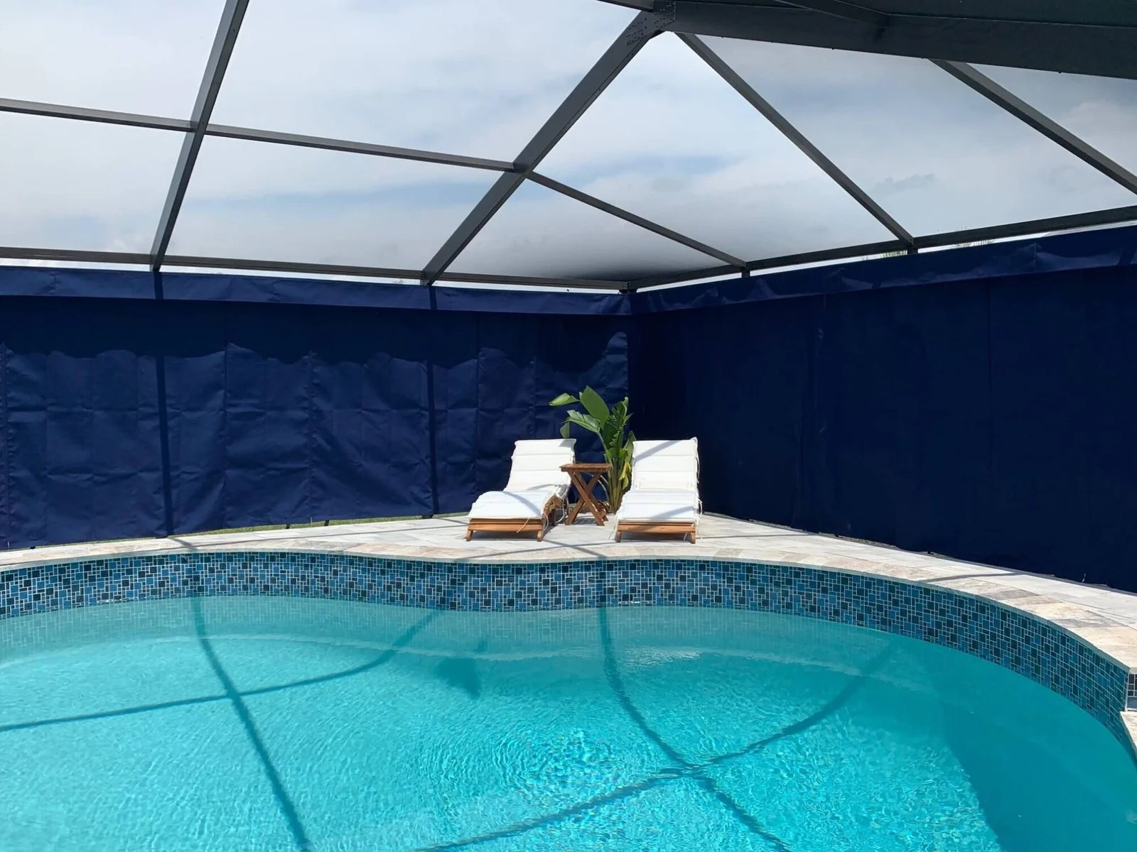 Lanai Curtains for Pool Cages Shade it Florida Tampa