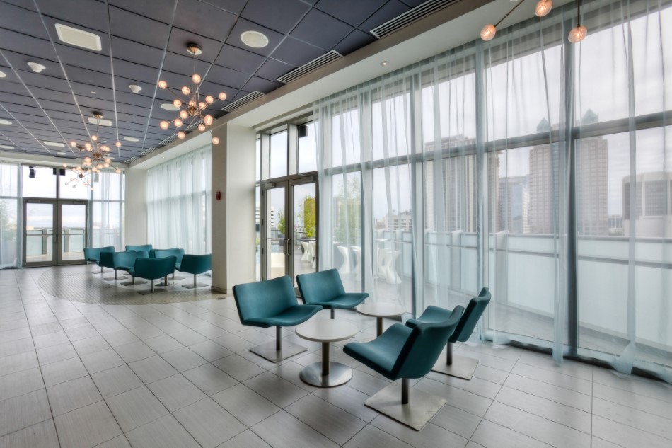 Lutron Motorized Drapery Tracks control lighting, views & privacy