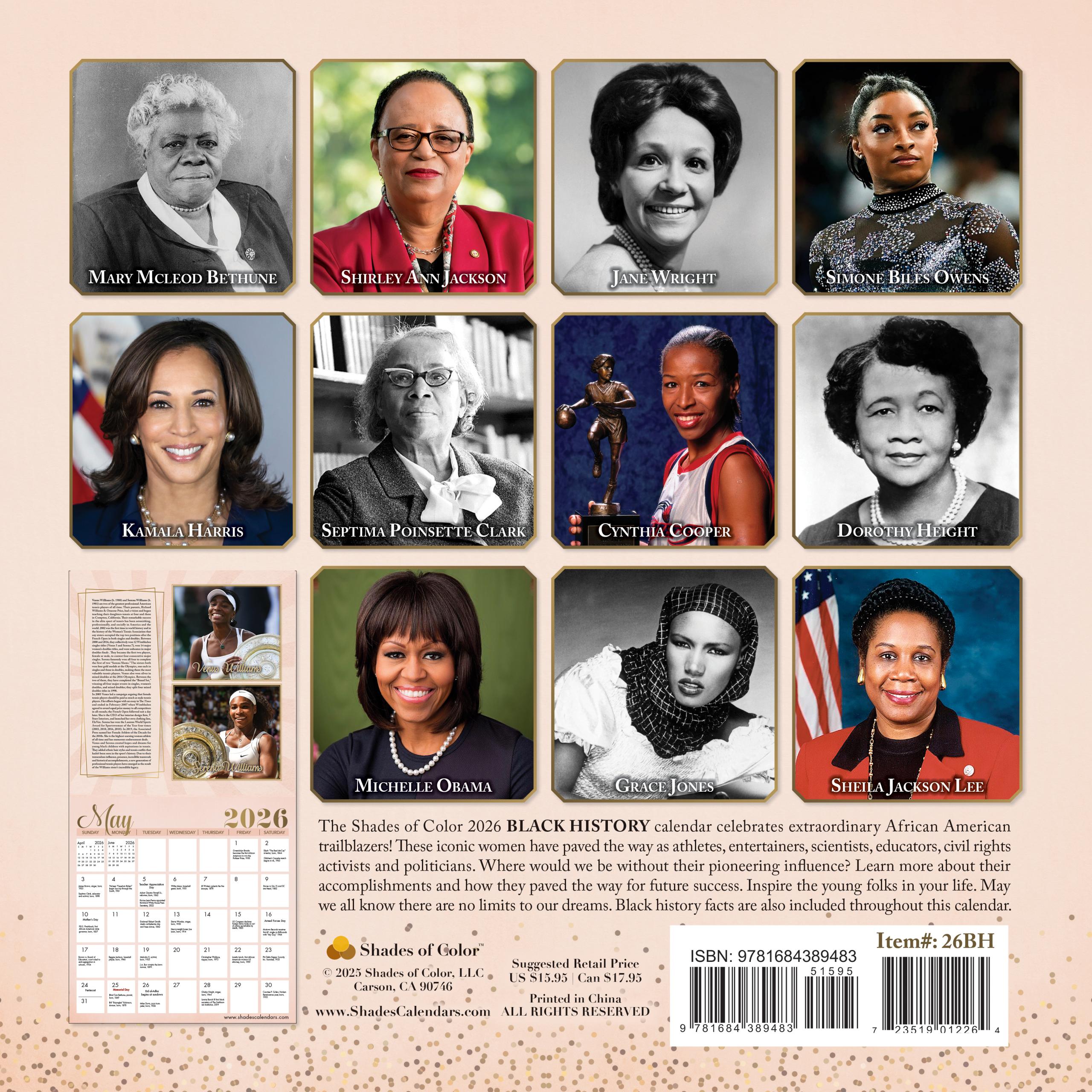2026 Black History Calendar