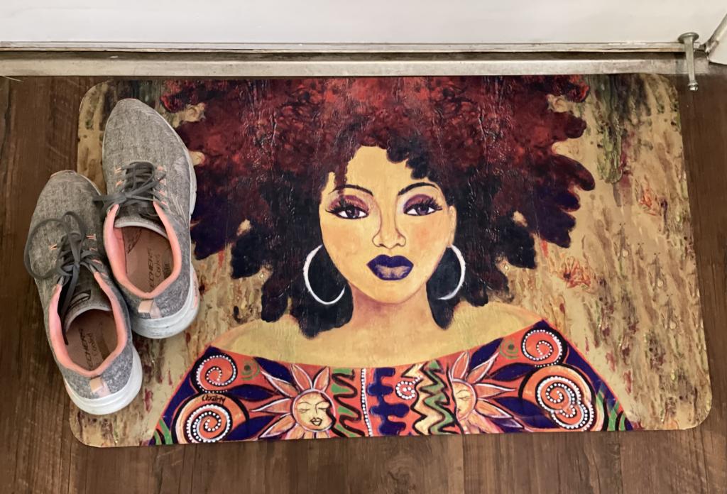 Shades of Color I Am Marvelously Made Floor Mat