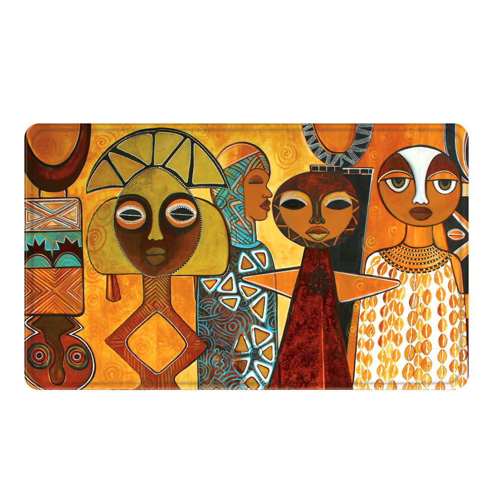 Windows 2 Africa Memory Foam Floor Mat African American Shades of Color