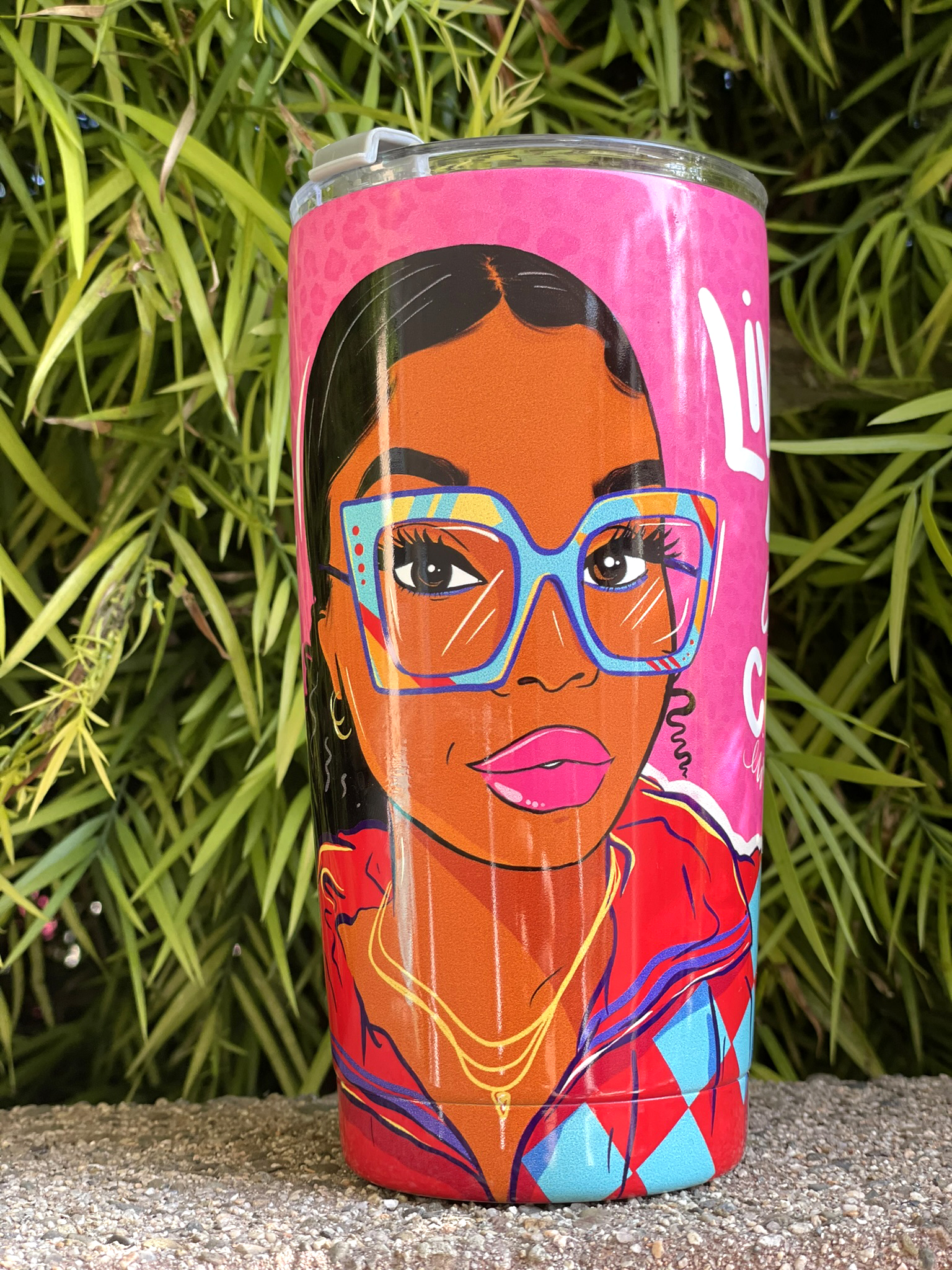 Live Life In Color Stainless Steel Travel Tumblers Shades of Color