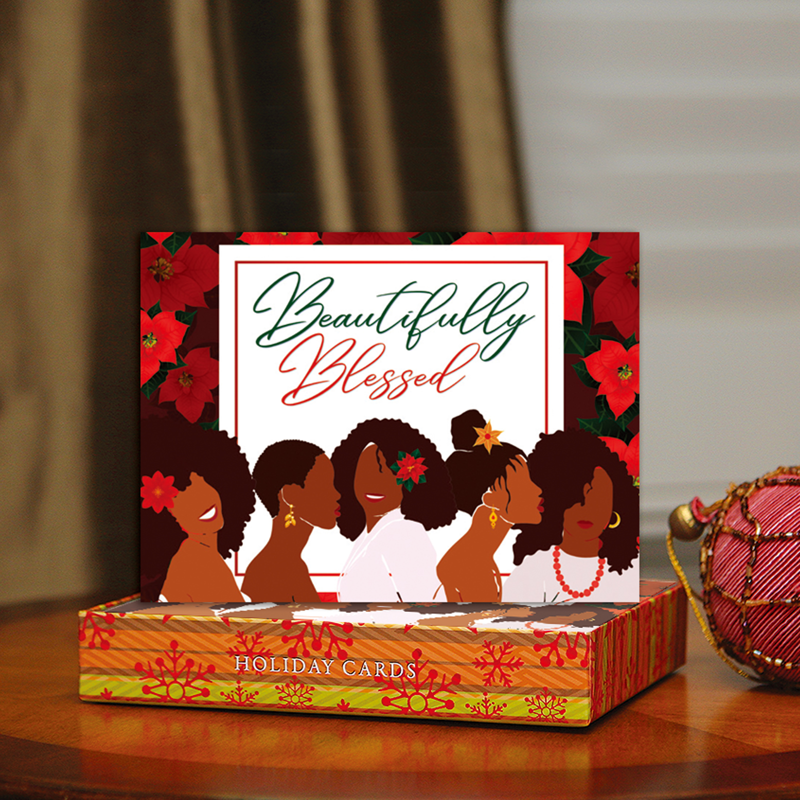 Beautifully Blessed African American Holiday Cards