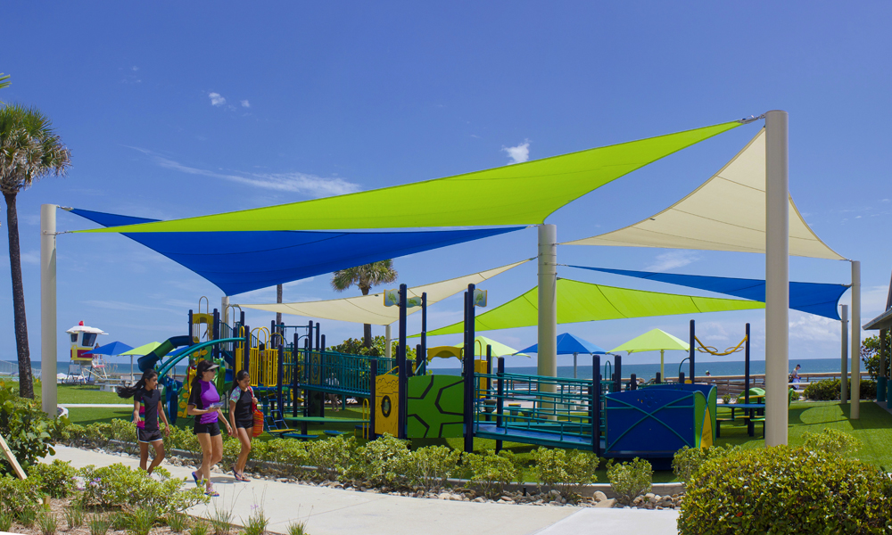City of New Smyrna Beach stays cool with new Shade Systems™ canopies!