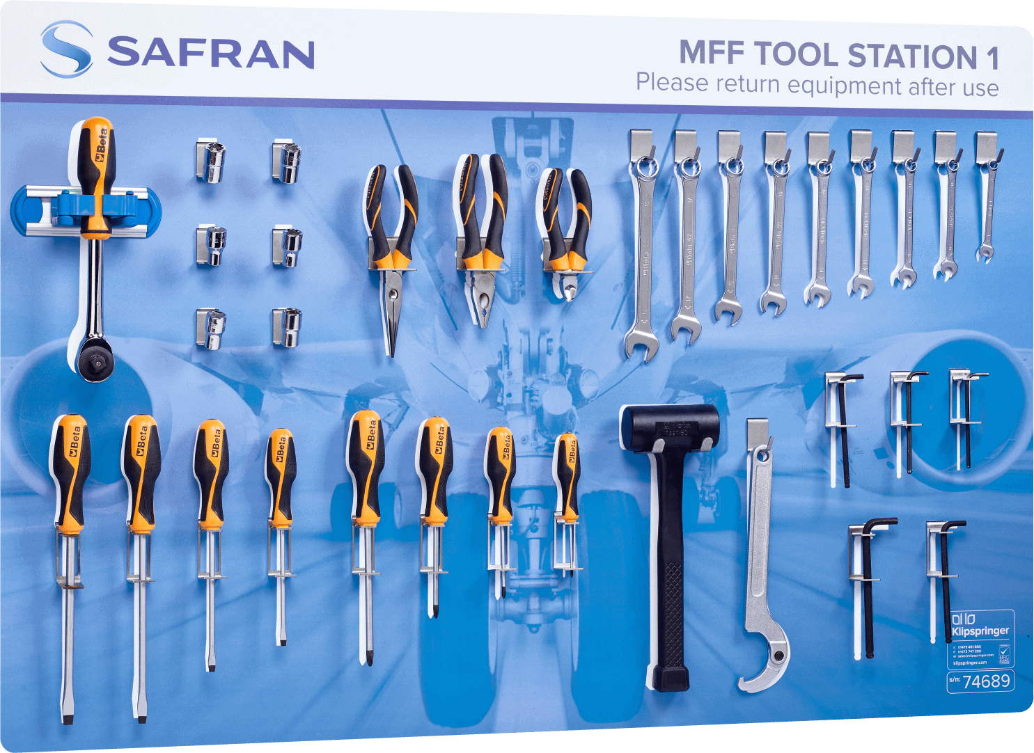 The UK's Leading Shadow Board Supplier Klipspringer