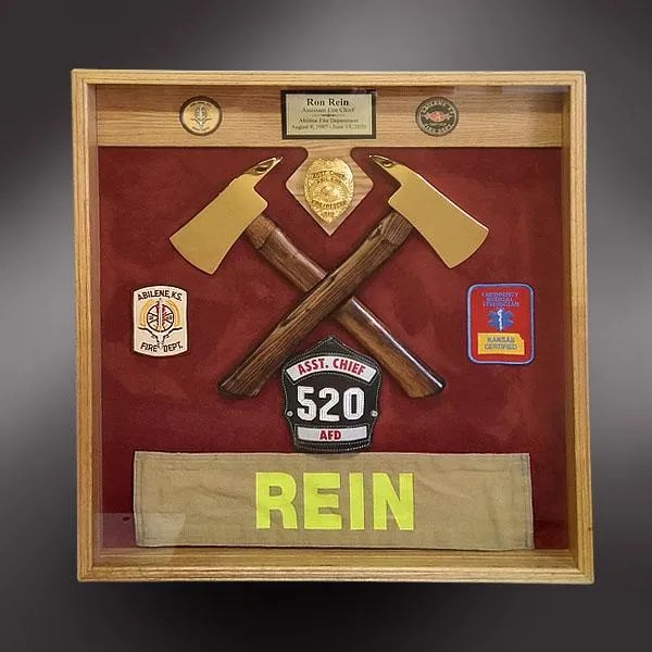 Retirement Shadow Boxes for Police, Firefighter and EMT