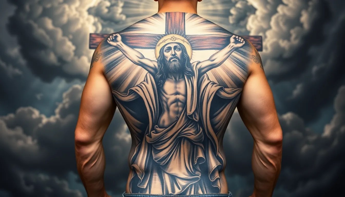 50 Stunning Jesus Tattoo Ideas Sacred Designs for Every Style(05)