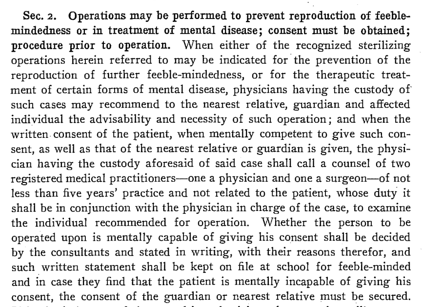 Pownal State School and Law on Sterilization Out of the Shadows