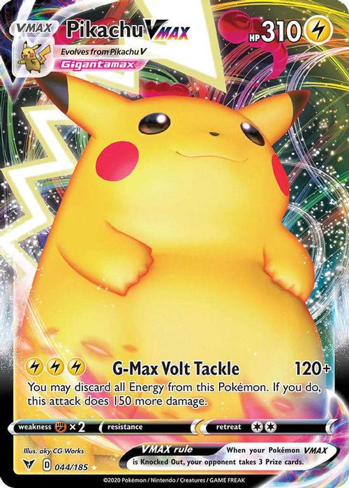 Pikachu VMAX 44/185 Vivid Voltage Ultra Rare Shady Bloom