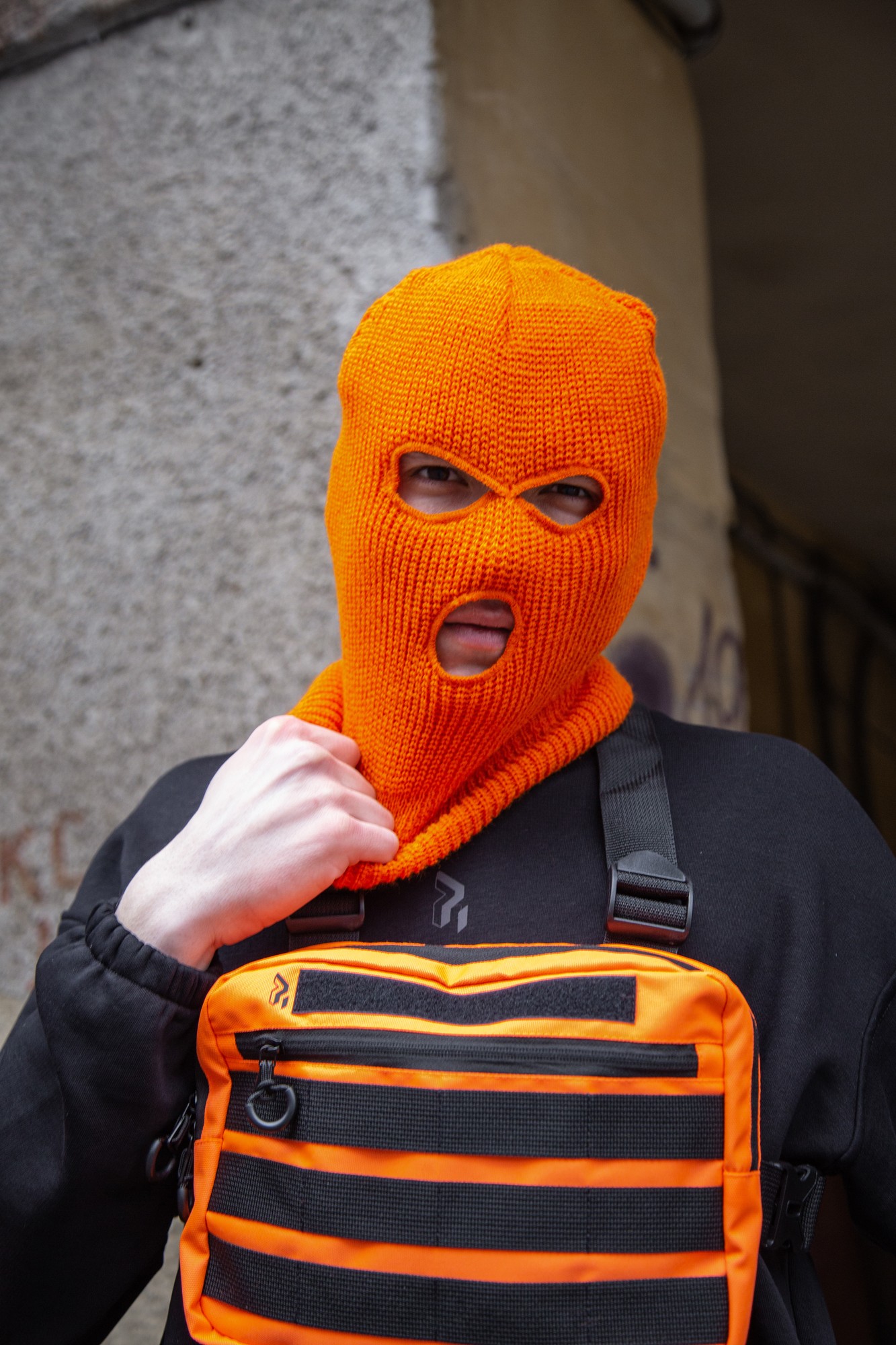 Balaklava unisex ogonpushka orange 21588 from OGONPUSHKA with donate