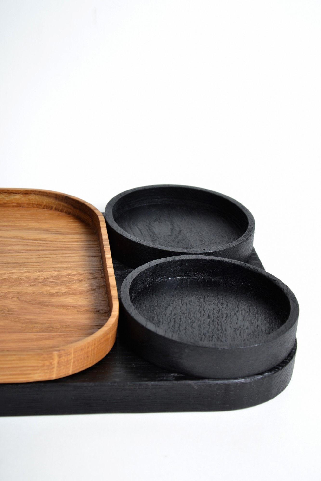 Black cutting board, custom black serving board, burnt wood 23814