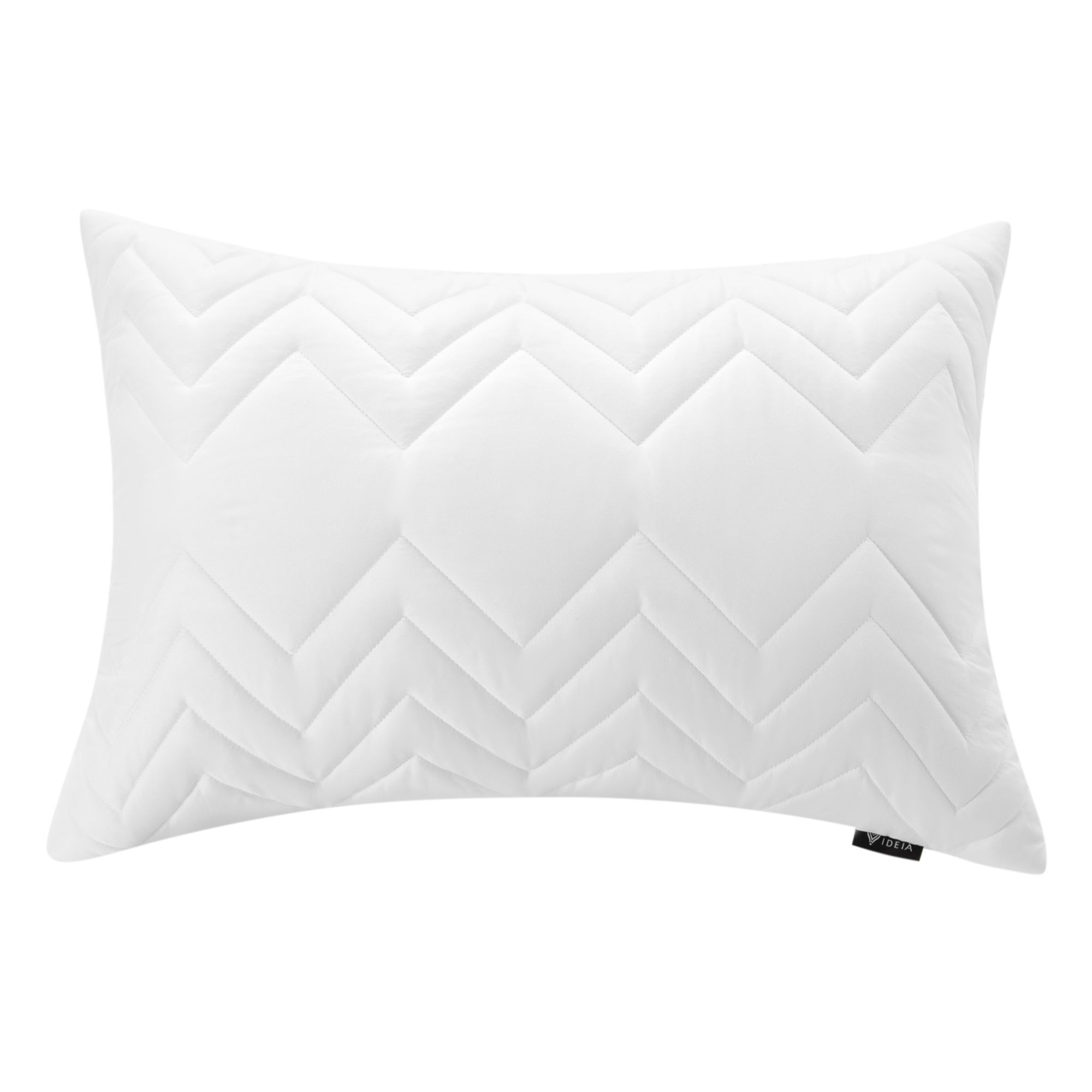 Pillow nordic comfort+ tm ideia 50x70 cm with quilted zippered cover