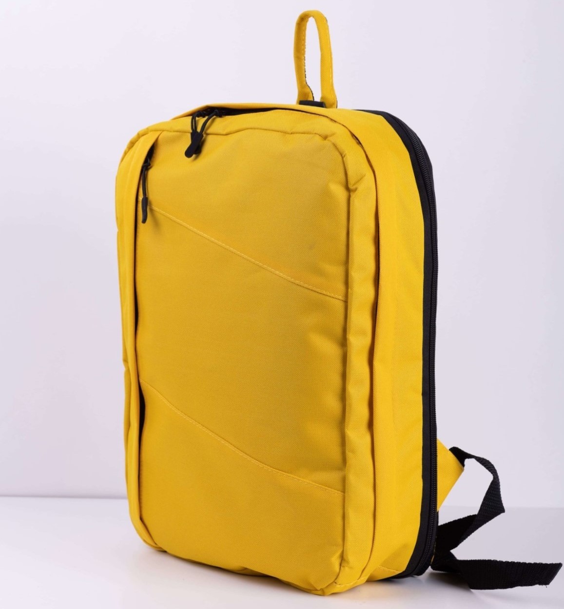 Trvlbag yellow transformer hand luggage backpack 40x30x10
