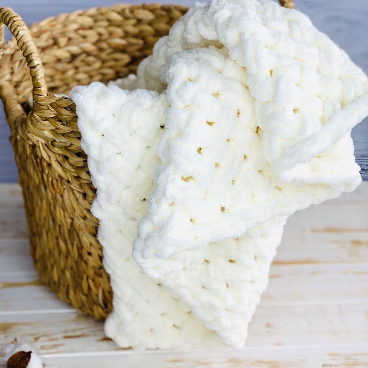 Alize Puffy Baby Blanket atelieryuwa.ciao.jp