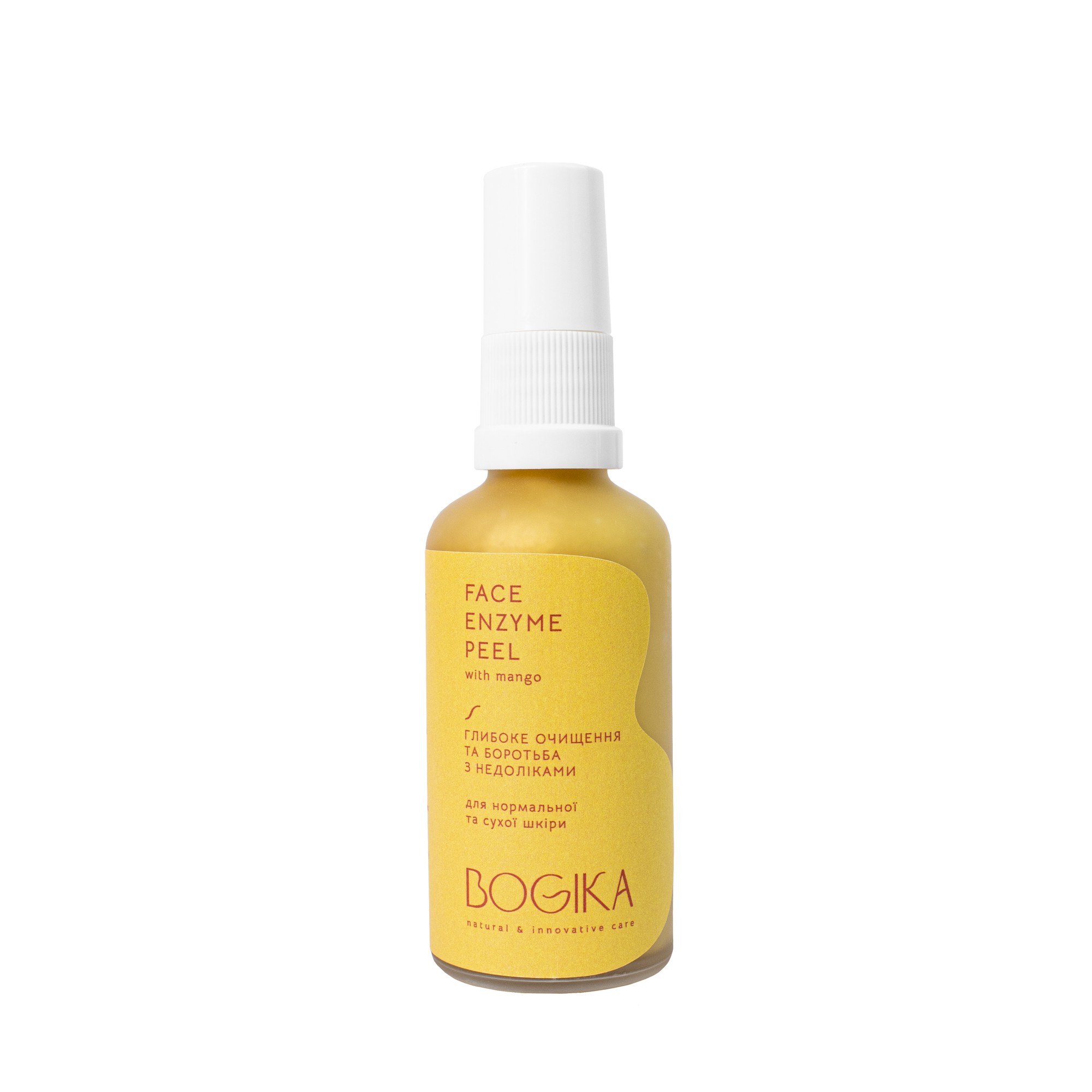 Face enzyme peel 50ml for normal and dry skin 27730 from BOGIKA with