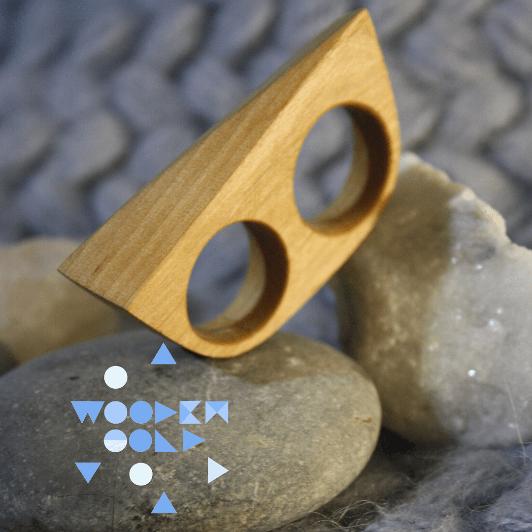 Wooden brass knuckles 28008 from woodidea ukraine with donate to u24