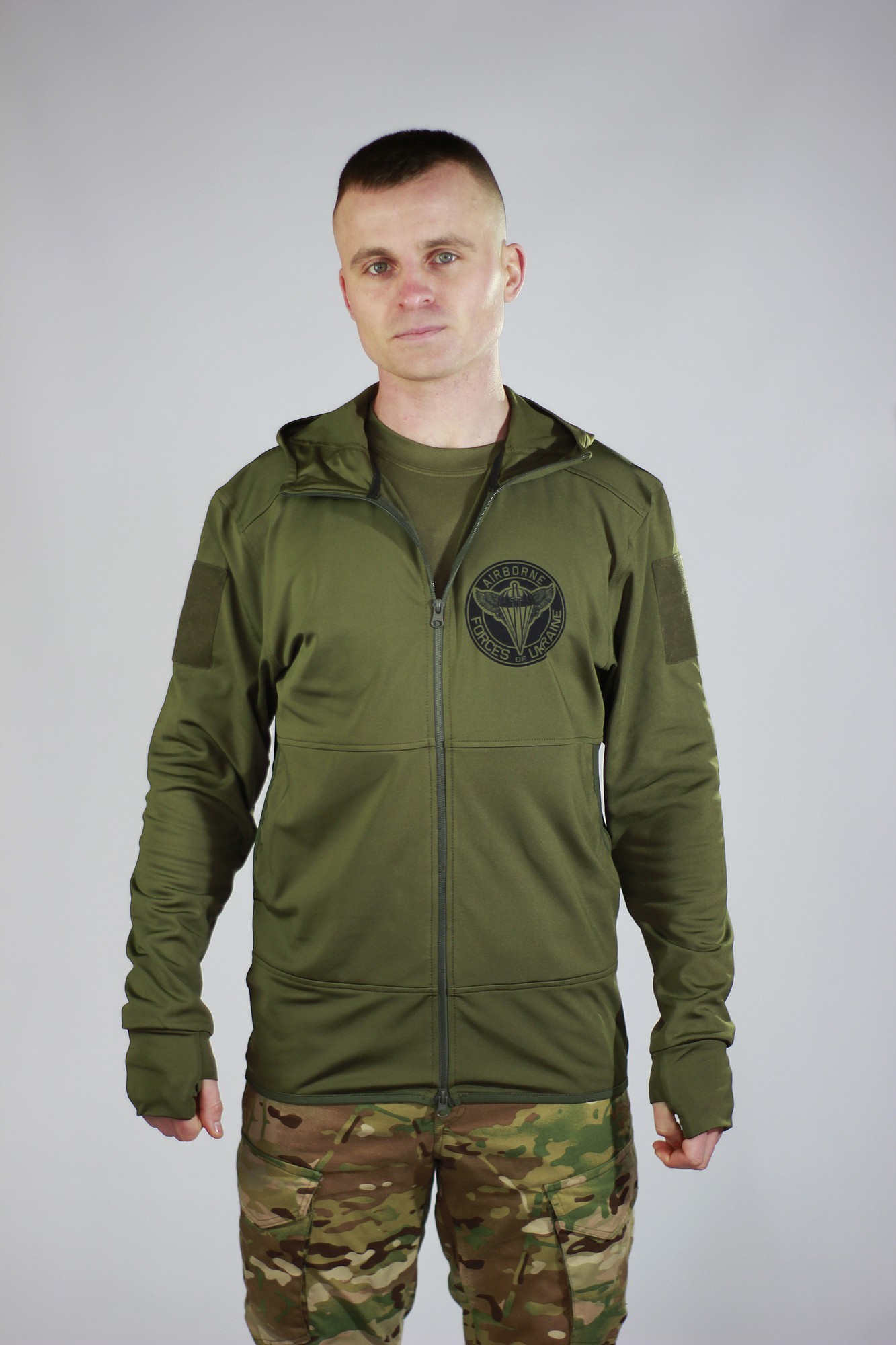 Кофта airborne forces of ukraine олива kramatan tactical design