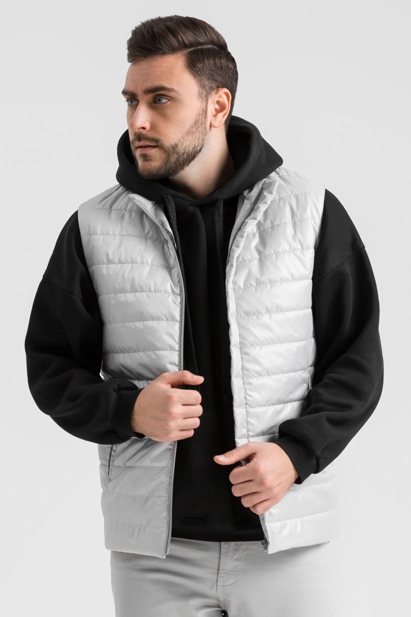 Mens vest white 30000 from Sun`s House with donate to u24