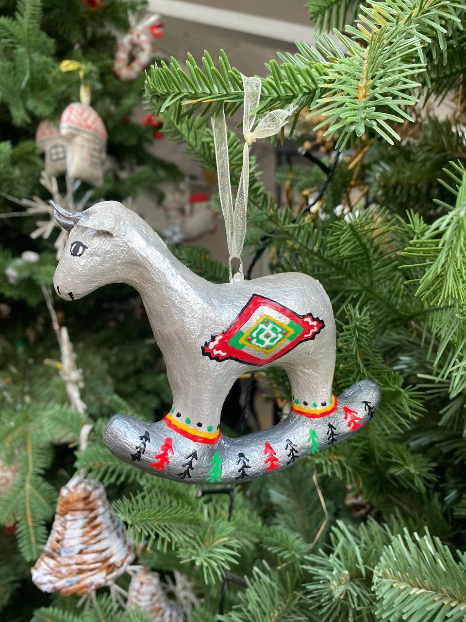 Rocking goat christmas tree decoration 40191 from Koza Dereza with