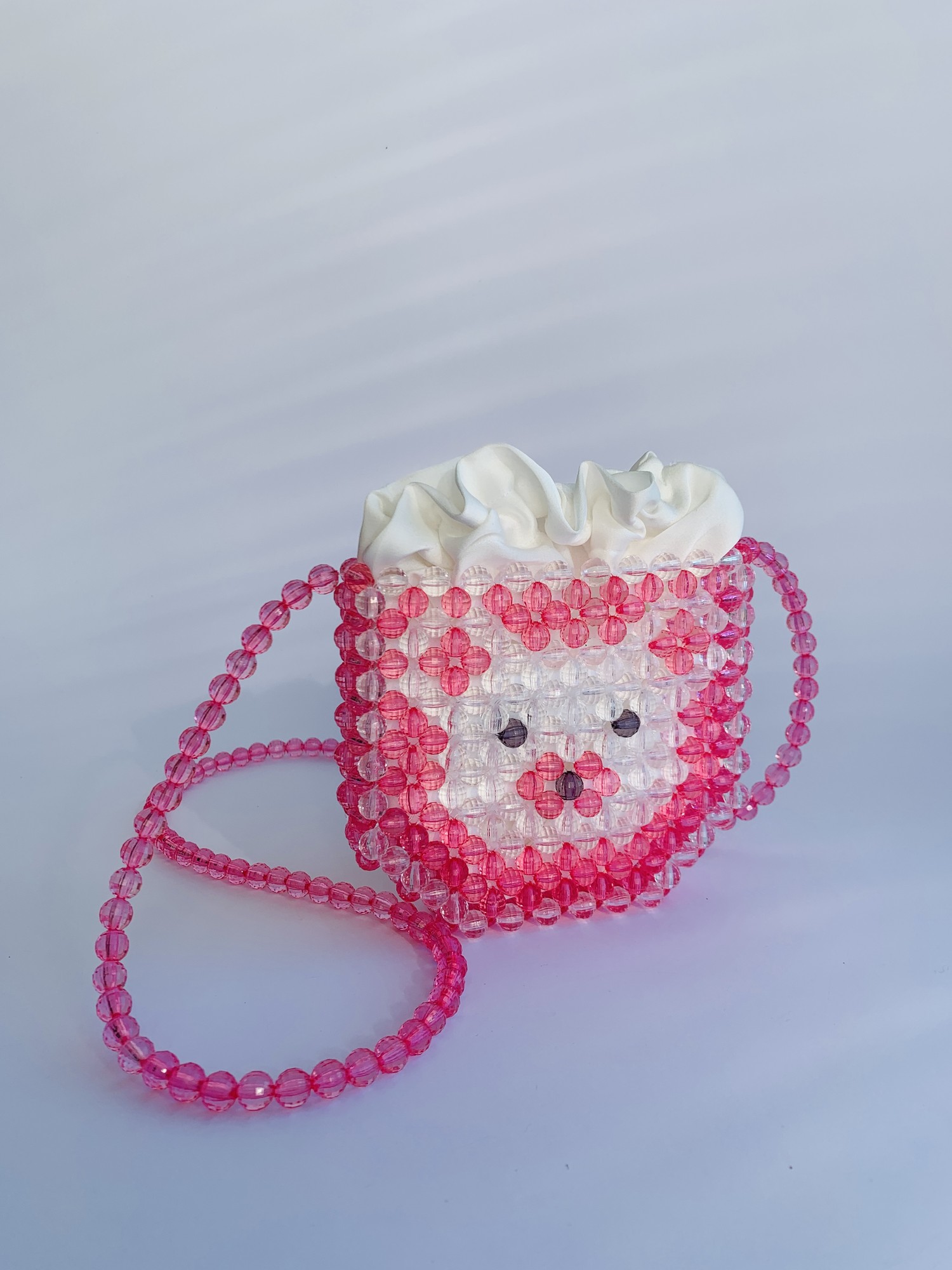 Ita bag crossbody mini tote bag cute tote bag clear bag pink bear children's bag 21st birthday