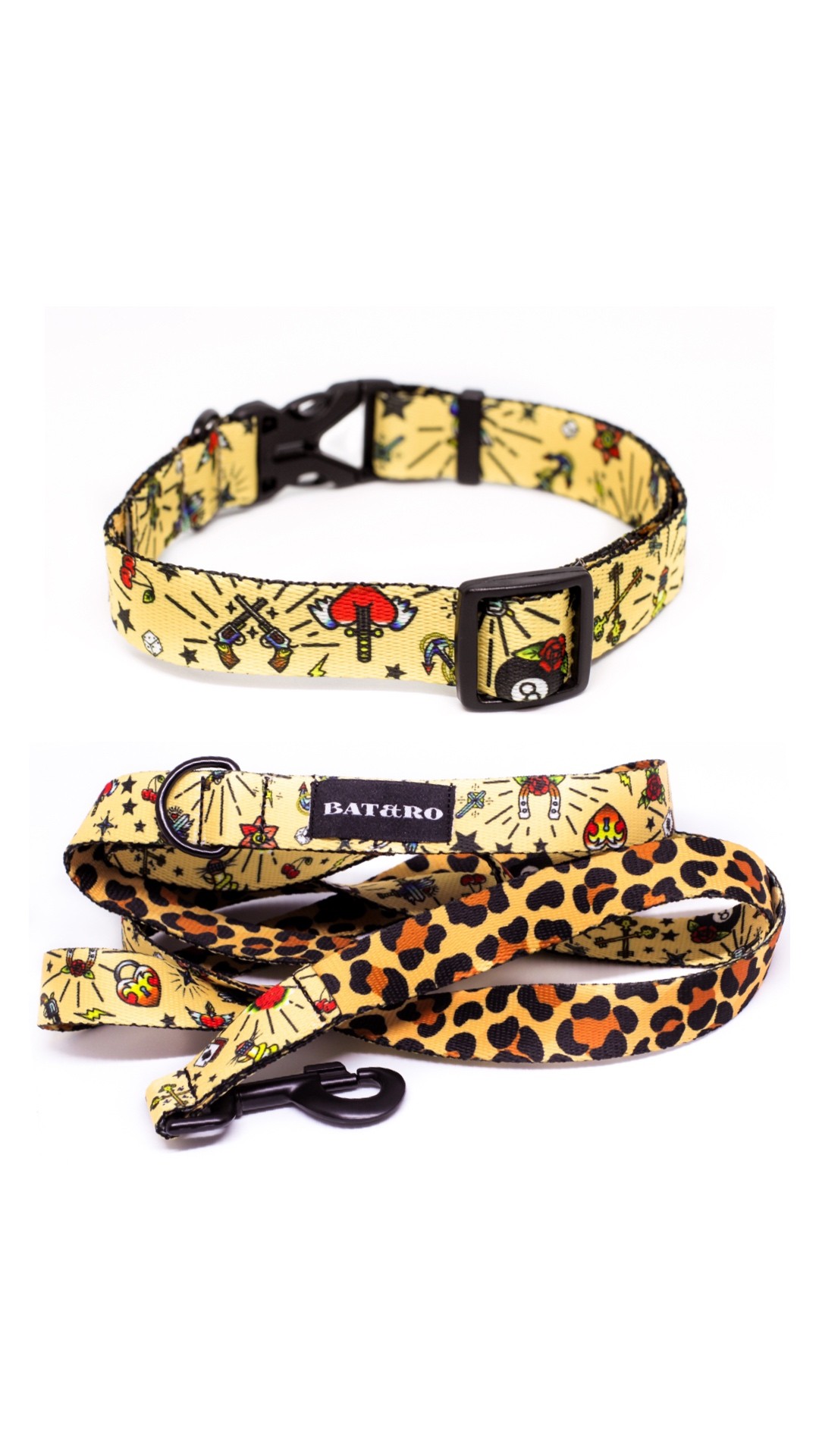 Набір ошийників і повідків для собак violet m+6 футів (180 см) 19949