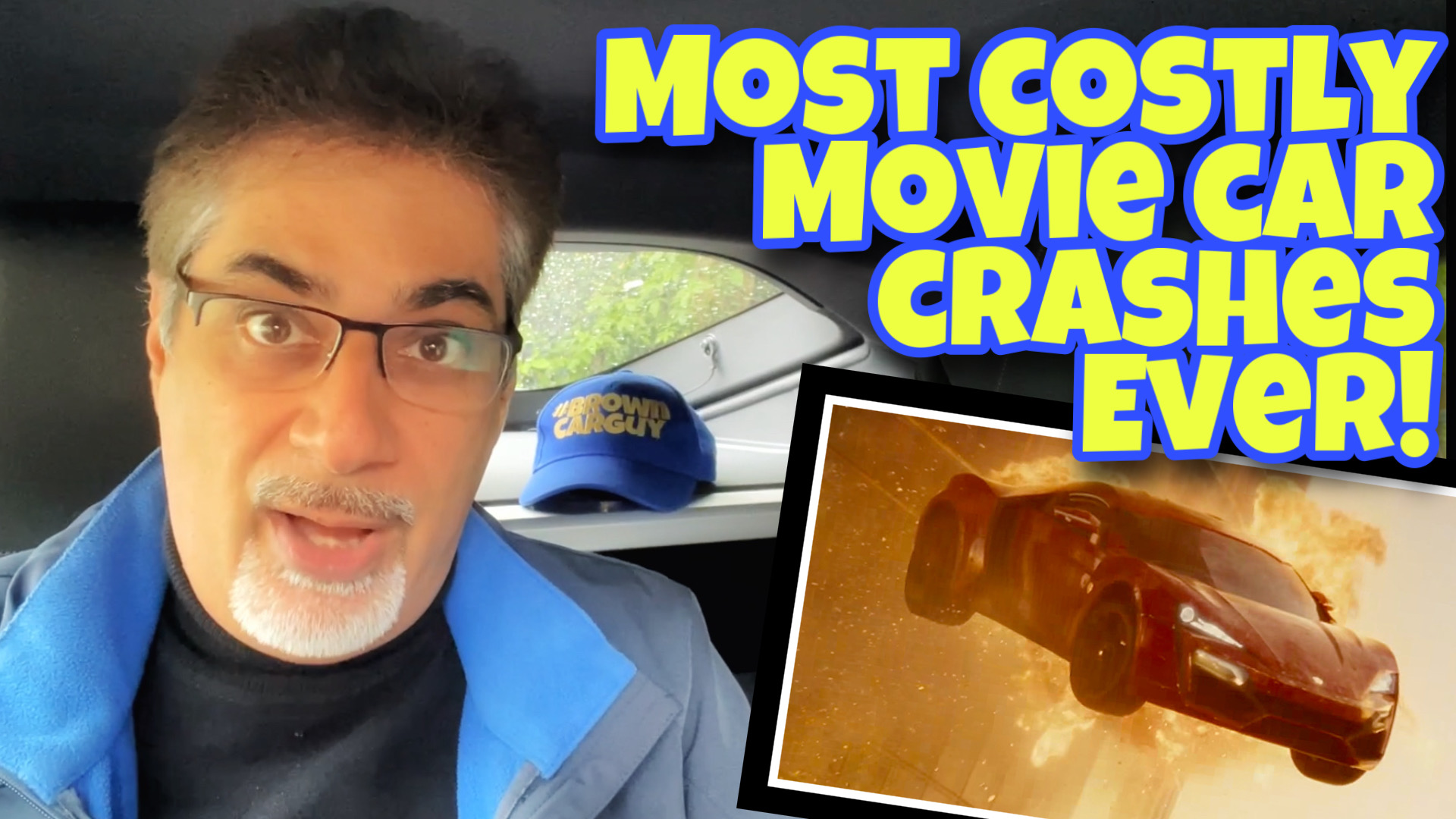 Most Expensive Movie Car Crashes Ever! Brown Car Guy